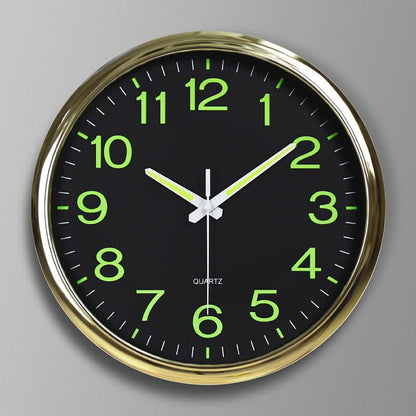 Silent LED | Modern Wall Clock with Bright Illumination | 12-Inch Design for Distraction-Free Learning