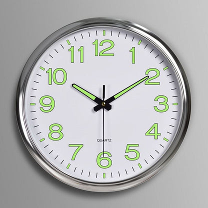 Silent LED | Modern Wall Clock with Bright Illumination | 12-Inch Design for Distraction-Free Learning