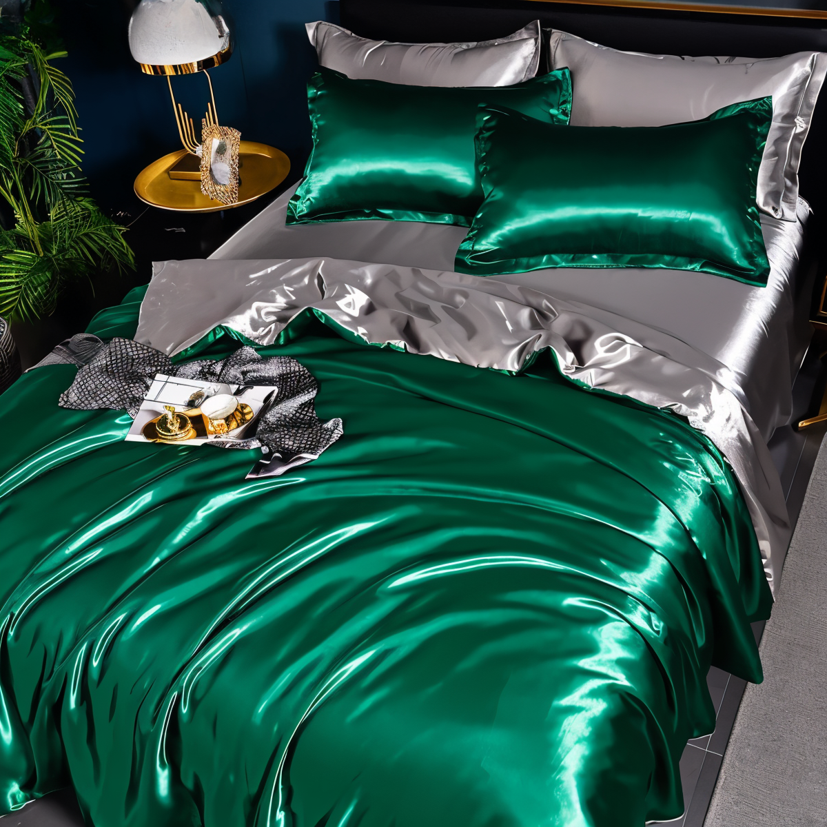 Ortekor SilkCloud Duvet | Premium Silk Bedding with Breathable Comfort | Hypoallergenic Design for Luxurious Sleep