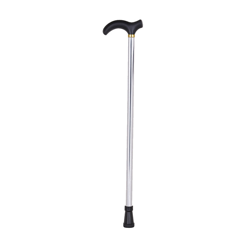 Height-Adjustable Aluminum Walking Cane with Non-Slip Rubber Tip for Everyday Stability and Support