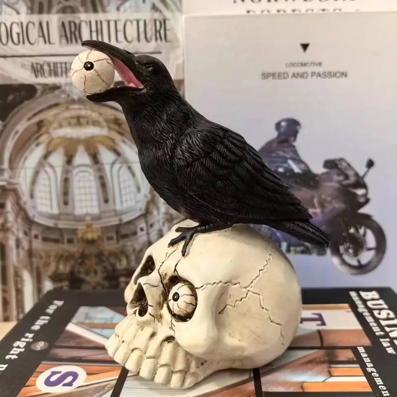 OmenEye™ - Raven Skull Decor