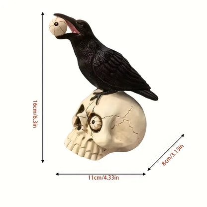 OmenEye™ - Raven Skull Decor