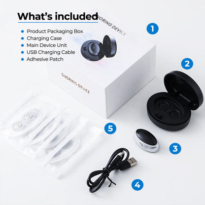 Anti Snore Chin Clip Device | Soft Adjustable Sleep Aid with Ergonomic Design | Comfortable Nighttime Chin Support