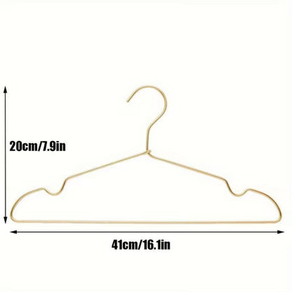 SleekLine Clothes Hangers - Durable Aluminum, Space Saving 12-Piece Set