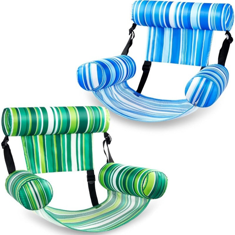 Sloosh Tropic-Ease Chair | Inflatable Pool Float with Adjustable Backrest | Lightweight Water Lounger for Ultimate Relaxation