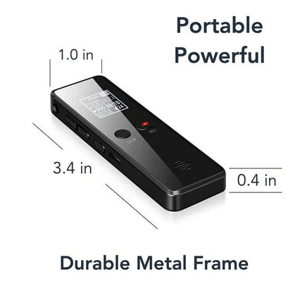Smart Audio Recorder | Handheld Device with Voice Activation & 35-Hour Battery Life | Perfect for Lectures and Interviews