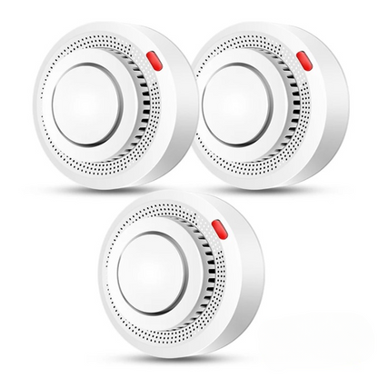 Battery Smoke Detector with Loud Alarm, Smart WiFi Smoke Alarm and Heat Detector, Fire Detector for Bedroom and Kitchen