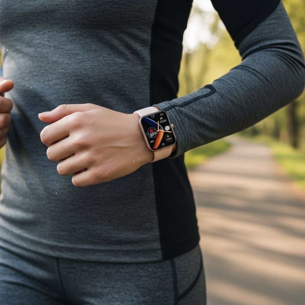Non-Invasive Blood Sugar Trend Monitor Smartwatch for Health and Activity Tracking