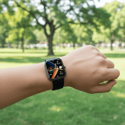 Non-Invasive Blood Sugar Trend Monitor Smartwatch for Health and Activity Tracking