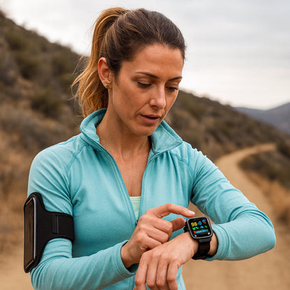 Health Monitoring Smartwatch | GPS Alert Wristband with SOS Function | Real-Time Tracking for Safety
