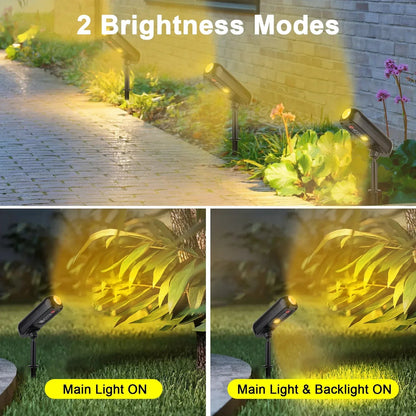 LUMINAIRE – Eco-Friendly Solar LED Spotlight with Dual Modes