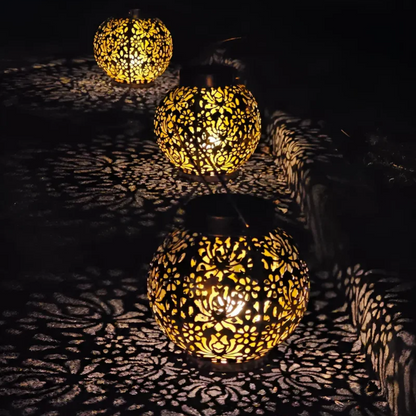 Solar Garden Lights | Waterproof Outdoor LED Pendant Light for Elegant Illumination