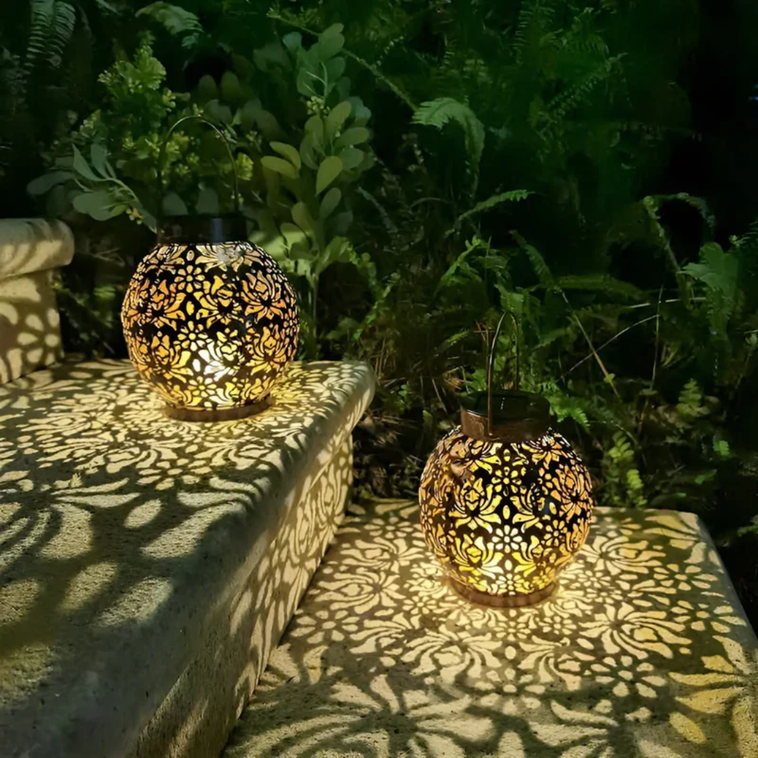 Solar Garden Lights | Waterproof Outdoor LED Pendant Light for Elegant Illumination