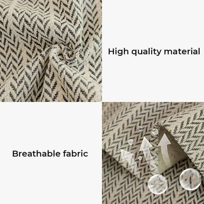 Textured Herringbone Furniture Throw for Sofa Chair Armrest Protection Plush Anti-Slip Sectional Cover for Living Room Bedroom Pet-Friendly