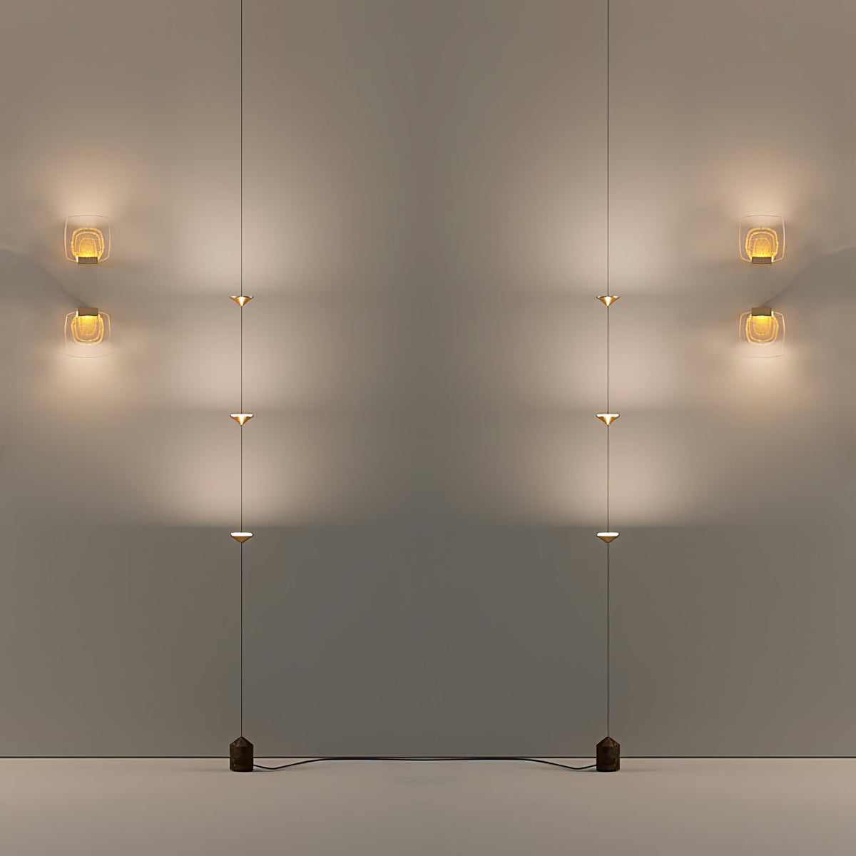 LED Floor Lamp with Marble Counterweight and Adjustable Pull Cable for Living Room Bedroom Reading Corner Modern Home Decor Ambient Task Lig