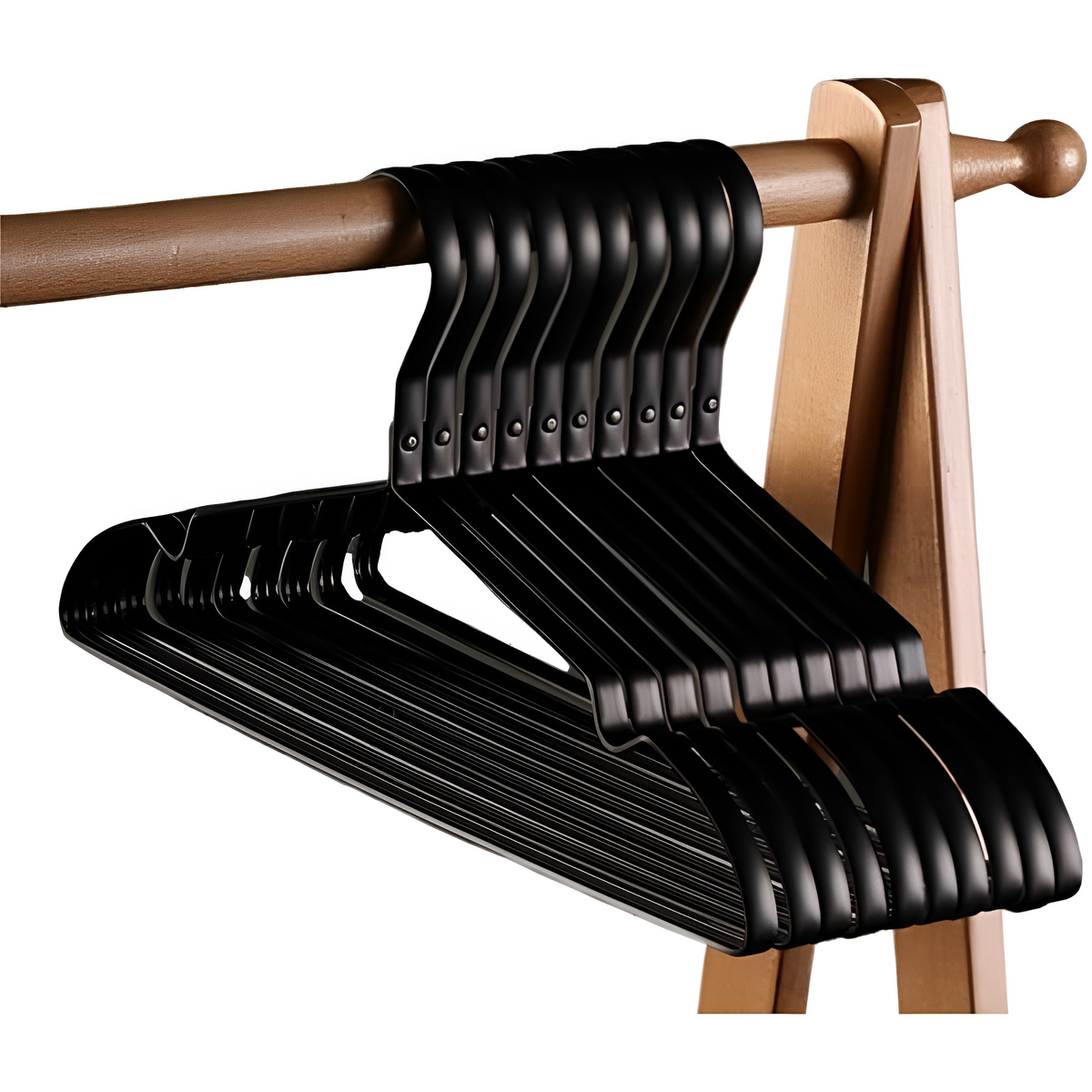 Space Saver | Metal Non-Slip Clothes Hangers with Durable Design | Lightweight Solution for Organizing Wardrobe
