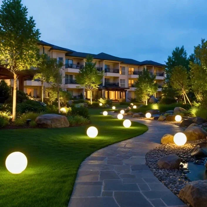 Cordless Color-Changing LED Globe Light for Patio & Garden – 16 Color Modes with Remote Control