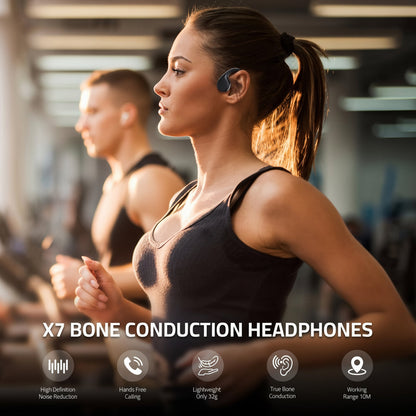 Sport Audio | Wireless Bone Conduction Headphones with USB Charging | Open Ear Design for Safety and Comfort