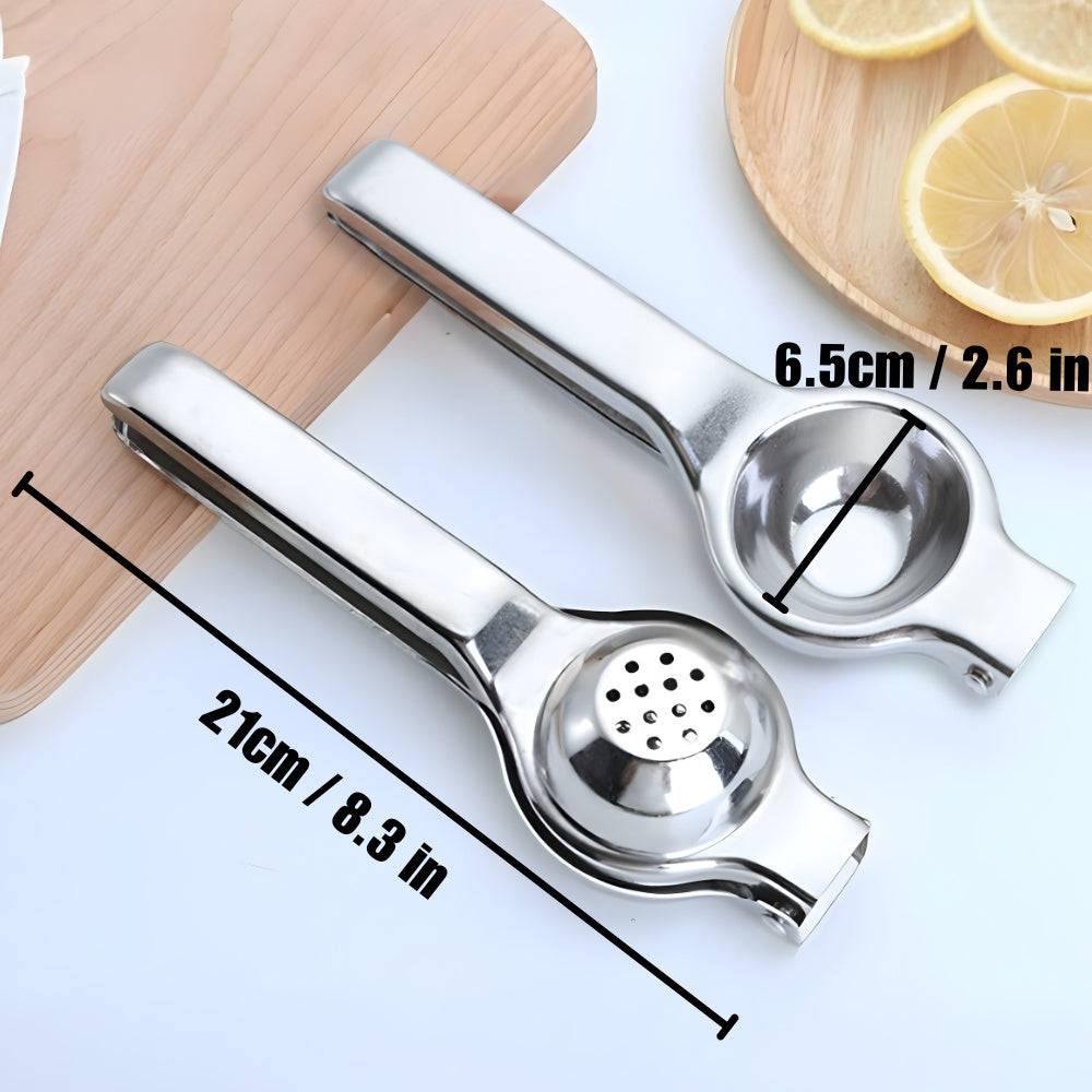 Manual Citrus Press – Heavy-Duty Handheld Juicer for Lemons, Limes & Oranges – Food-Grade Steel Construction