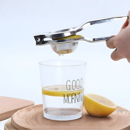 Manual Citrus Press – Heavy-Duty Handheld Juicer for Lemons, Limes & Oranges – Food-Grade Steel Construction