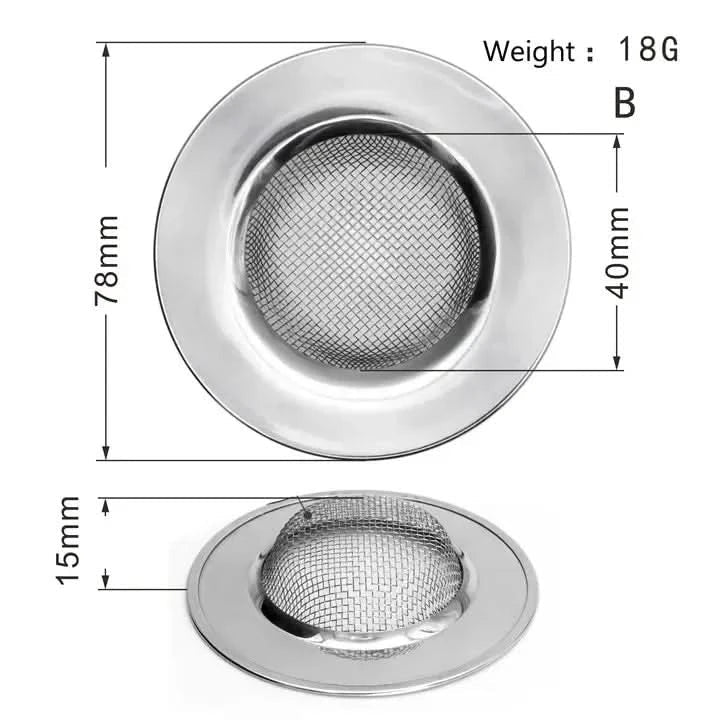 DRAINOVA – Stainless Steel Sink Drain Strainer