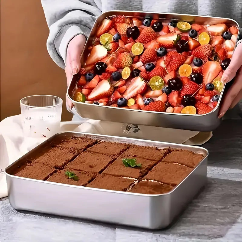 SteelStack™ – 3pcs Stainless Food Storage & Meal Prep Set