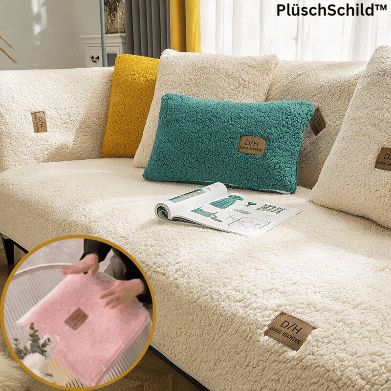 Furniture Throw Covers for Couches and Chairs Plush Fiber 71 x 31 Inches Anti-Slip Washable Protector for Living Room Home Pet-Friendly Deco