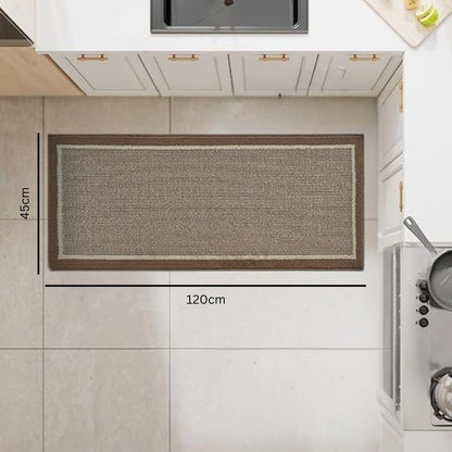 Anti-Fatigue Kitchen Runner Rug with Non-Slip Backing – Cushioned Floor Mat for Cooking & Standing – Polypropylene Hallway Runner