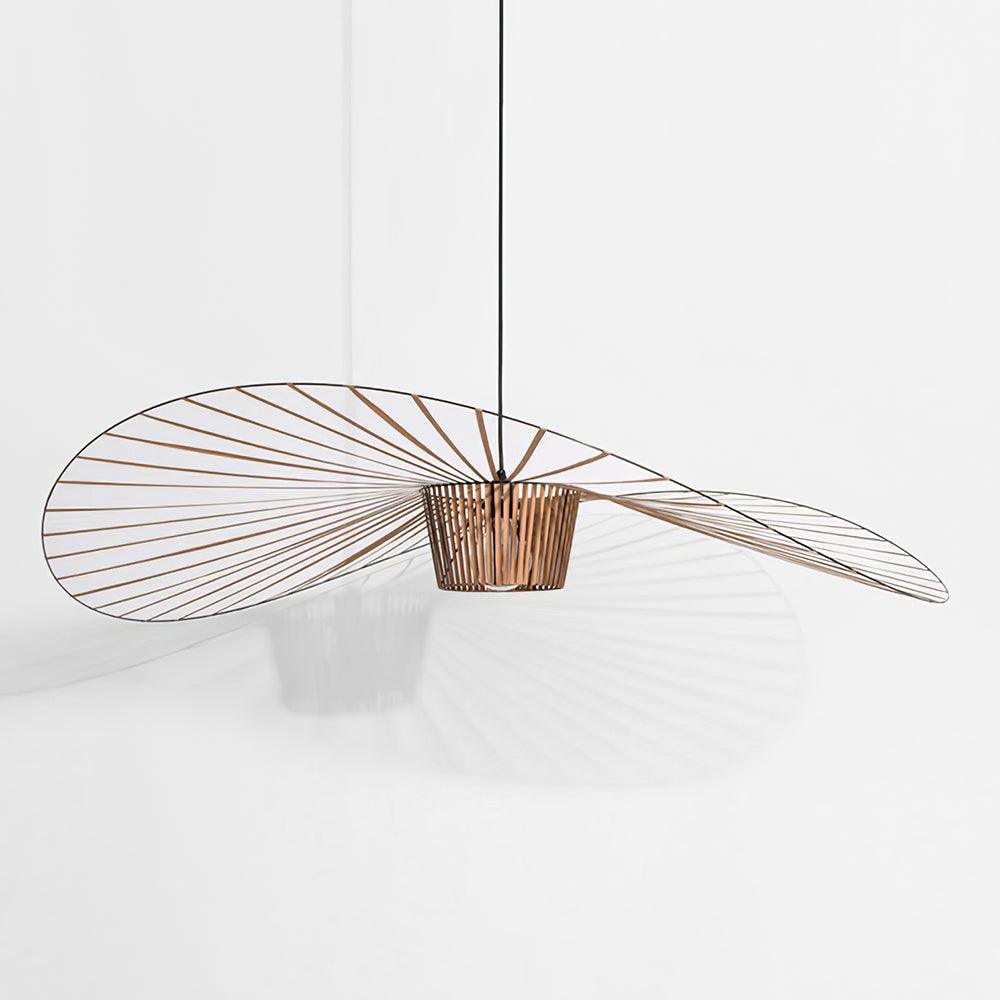 Oversized Woven Ceiling Fixture 47 in Black for Dining & Living Rooms Statement Lighting Above Tables Modern Handcrafted Fiber Shade