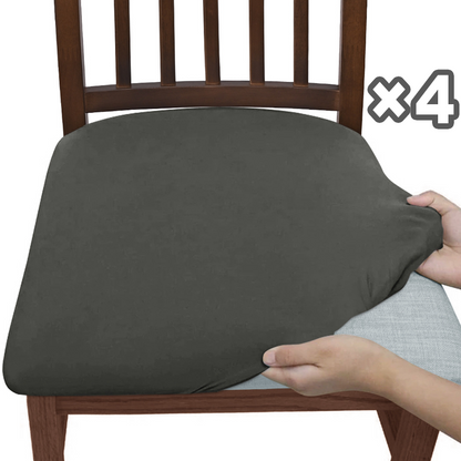 Stretch Dining Chair Covers Set of 4 with Snag-Resistant Fabric | Easy Fit for Daily Protection