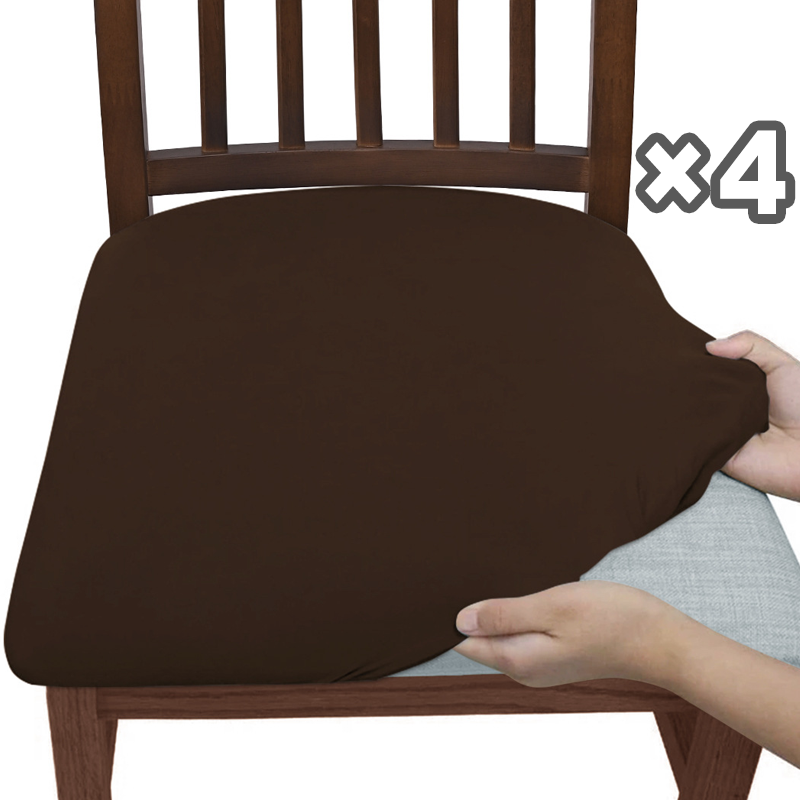 Stretch Dining Chair Covers Set of 4 with Snag-Resistant Fabric | Easy Fit for Daily Protection