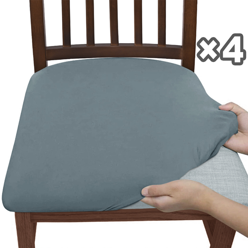 Stretch Dining Chair Covers Set of 4 with Snag-Resistant Fabric | Easy Fit for Daily Protection