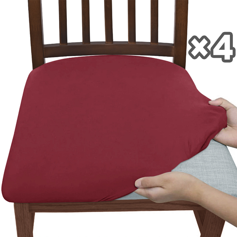 Stretch Dining Chair Covers Set of 4 with Snag-Resistant Fabric | Easy Fit for Daily Protection