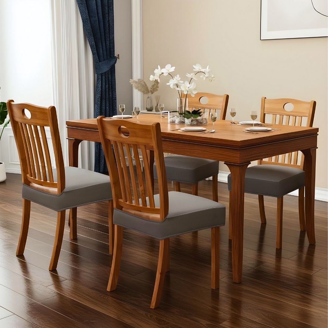 Stretch Dining Chair Covers Set of 4 with Snag-Resistant Fabric | Easy Fit for Daily Protection