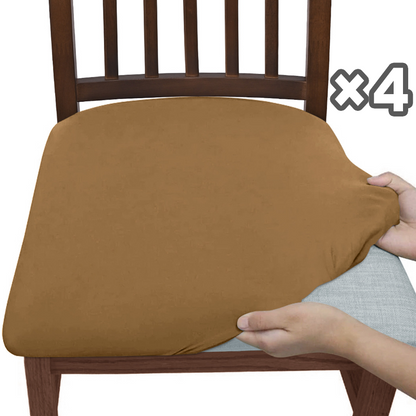 Stretch Dining Chair Covers Set of 4 with Snag-Resistant Fabric | Easy Fit for Daily Protection