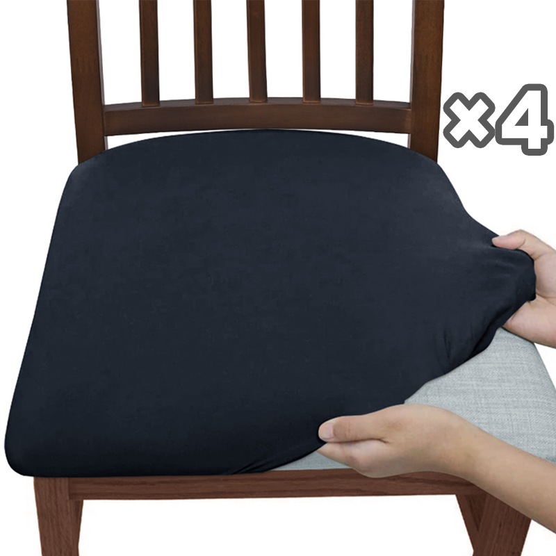 Stretch Dining Chair Covers Set of 4 with Snag-Resistant Fabric | Easy Fit for Daily Protection
