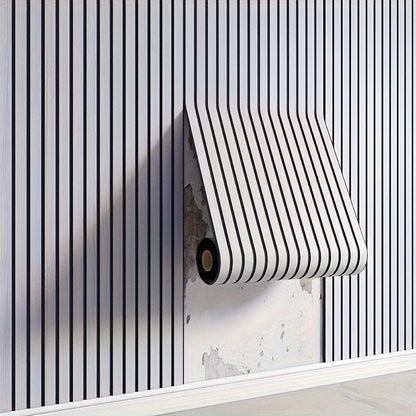 Stylish 3D PVC Wall Panels with Wood Texture | Self-Adhesive Design for Easy Home Upgrade