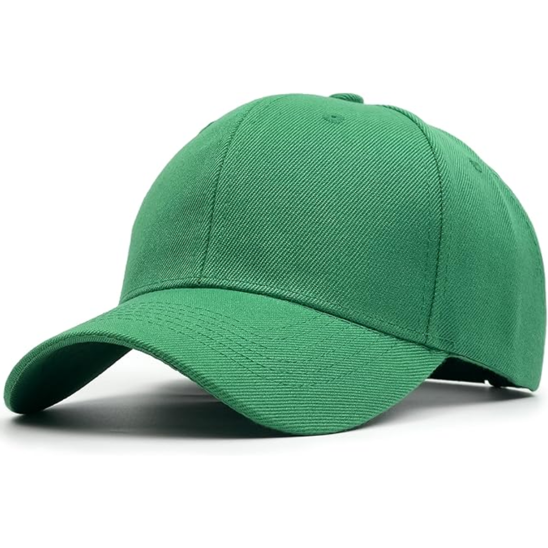 Stylish Adjustable Baseball Cap with Structured Design for Comfort