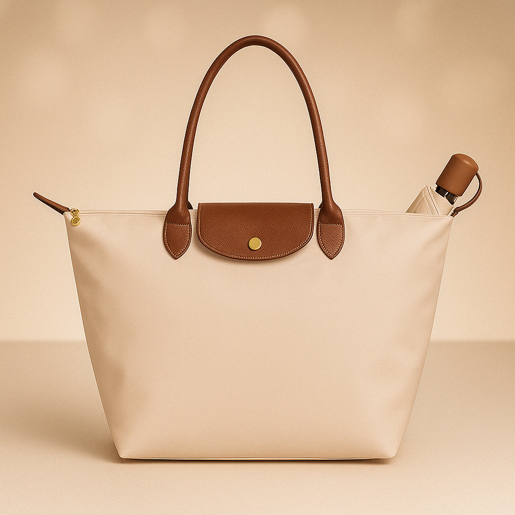 Stylish Waterproof Tote Bag with Spacious Interior | Versatile Shoulder Bag for Daily Use