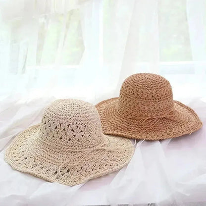 Ortekor Stylish Women's Sun Hat | Wide Brim Straw Design for Ultimate UV Protection