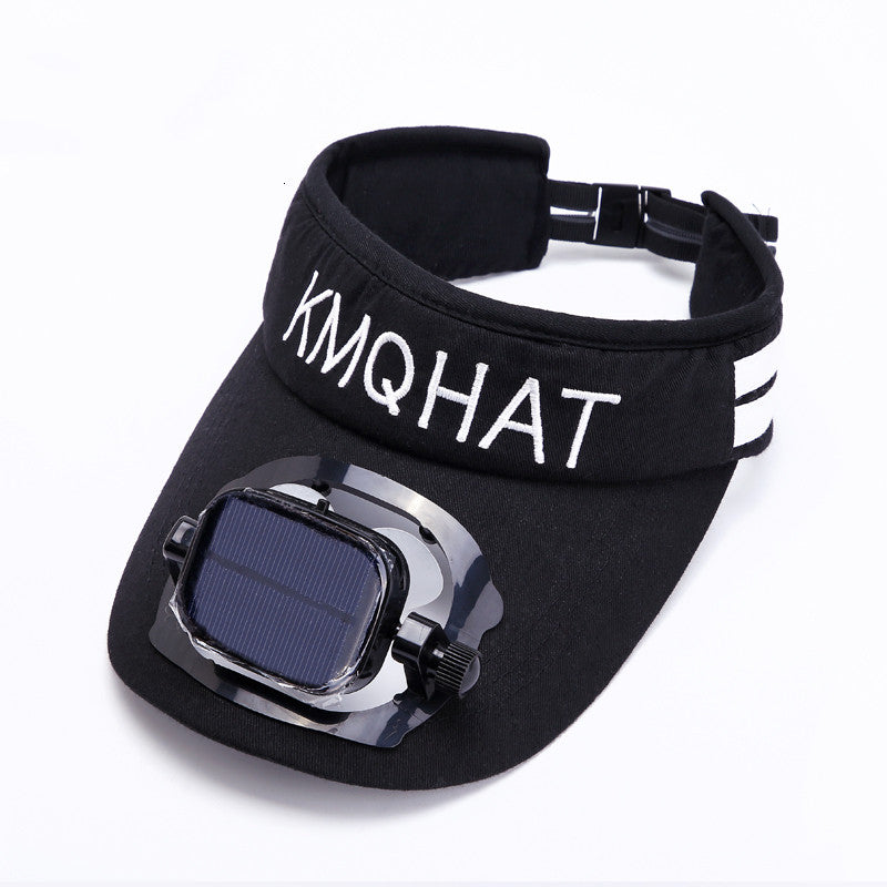 Sunshade Visor Hat | Solar-Powered Fan with Adjustable Speed | Perfect for Outdoor Activities