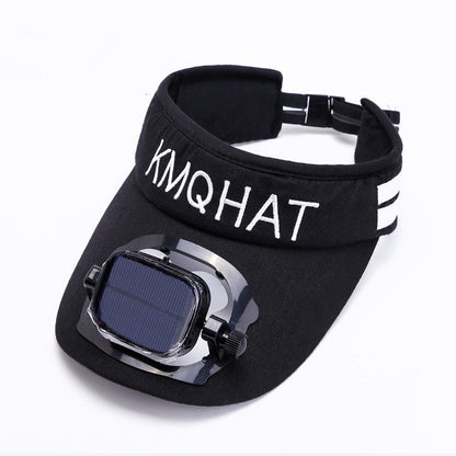 Sunshade Visor Hat | Solar-Powered Fan with Adjustable Speed | Perfect for Outdoor Activities