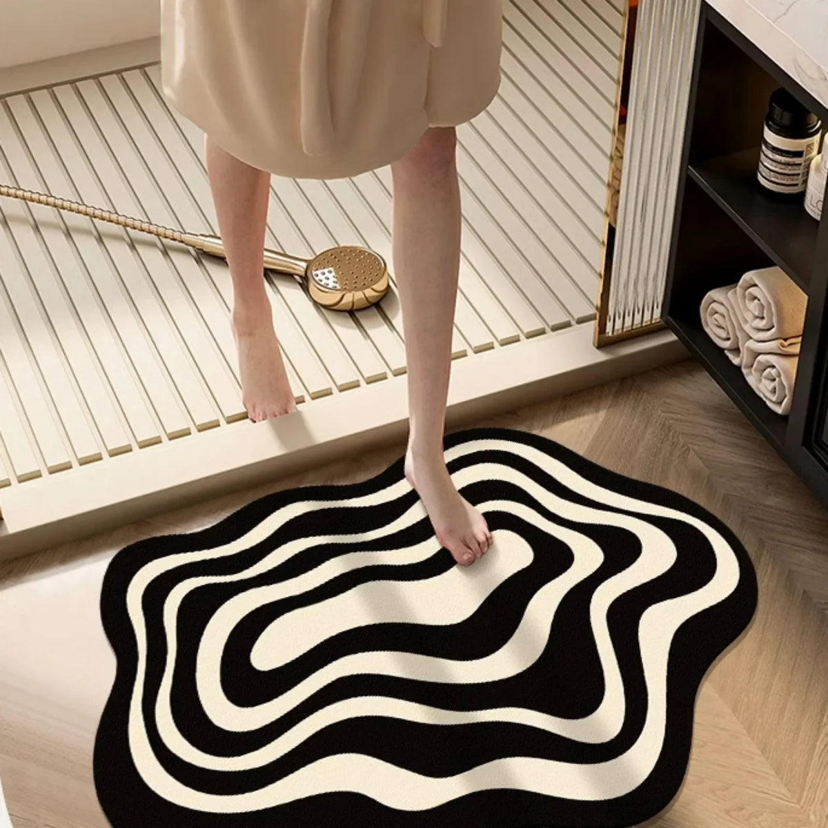 Non-Slip Bath Mat with Quick-Dry Technology, 40 x 60 cm