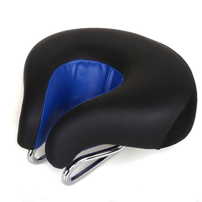 Ergonomic Bike Saddle with Thick Cushioning for Mountain Bikes, Road Cycling, and Commuting – Pressure Relief Design for Men and Women