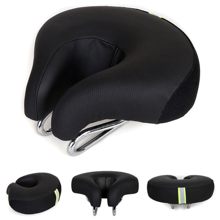 Bike Seat for Men and Women, Noseless Bicycle Seat with Thick Soft Padding, Comfort Bike Seat Cushion for Long Rides