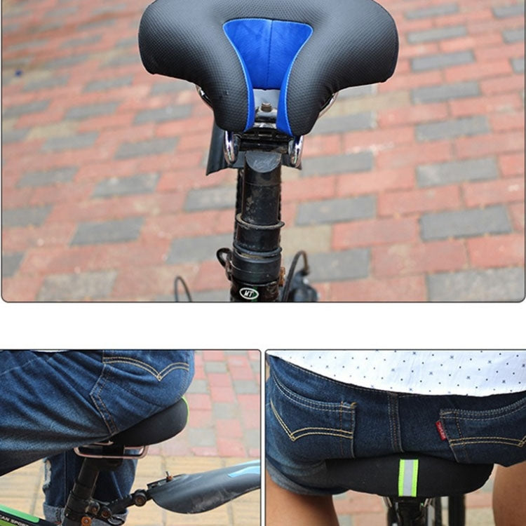 Ergonomic Bike Saddle with Thick Cushioning for Mountain Bikes, Road Cycling, and Commuting – Pressure Relief Design for Men and Women