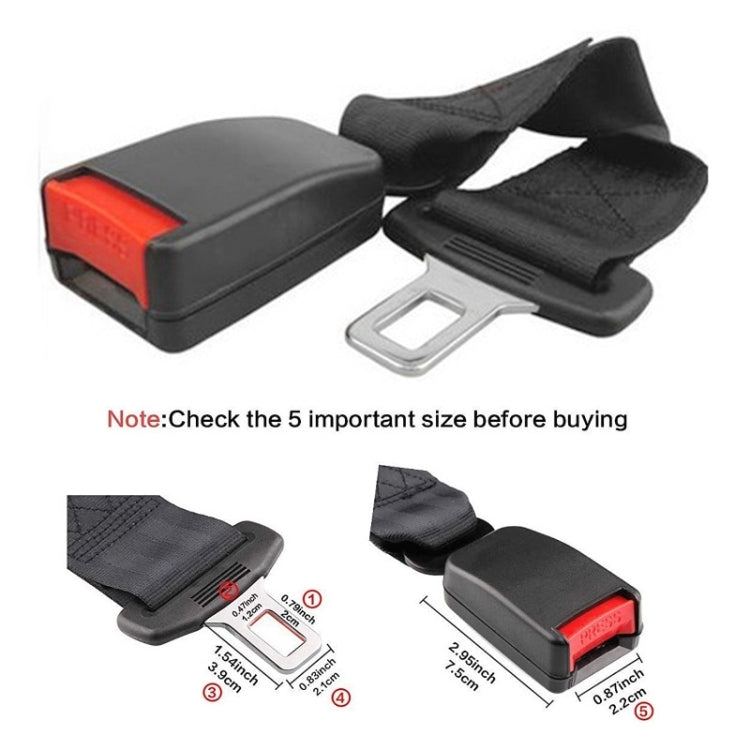 Seat Belt Extender for Cars – Universal Adjustable Strap Extension for Rear & Front Passengers