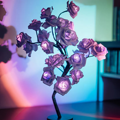 Elegant LED Rose Lamp with Soft Light & Energy Efficient Design for Romantic Ambiance