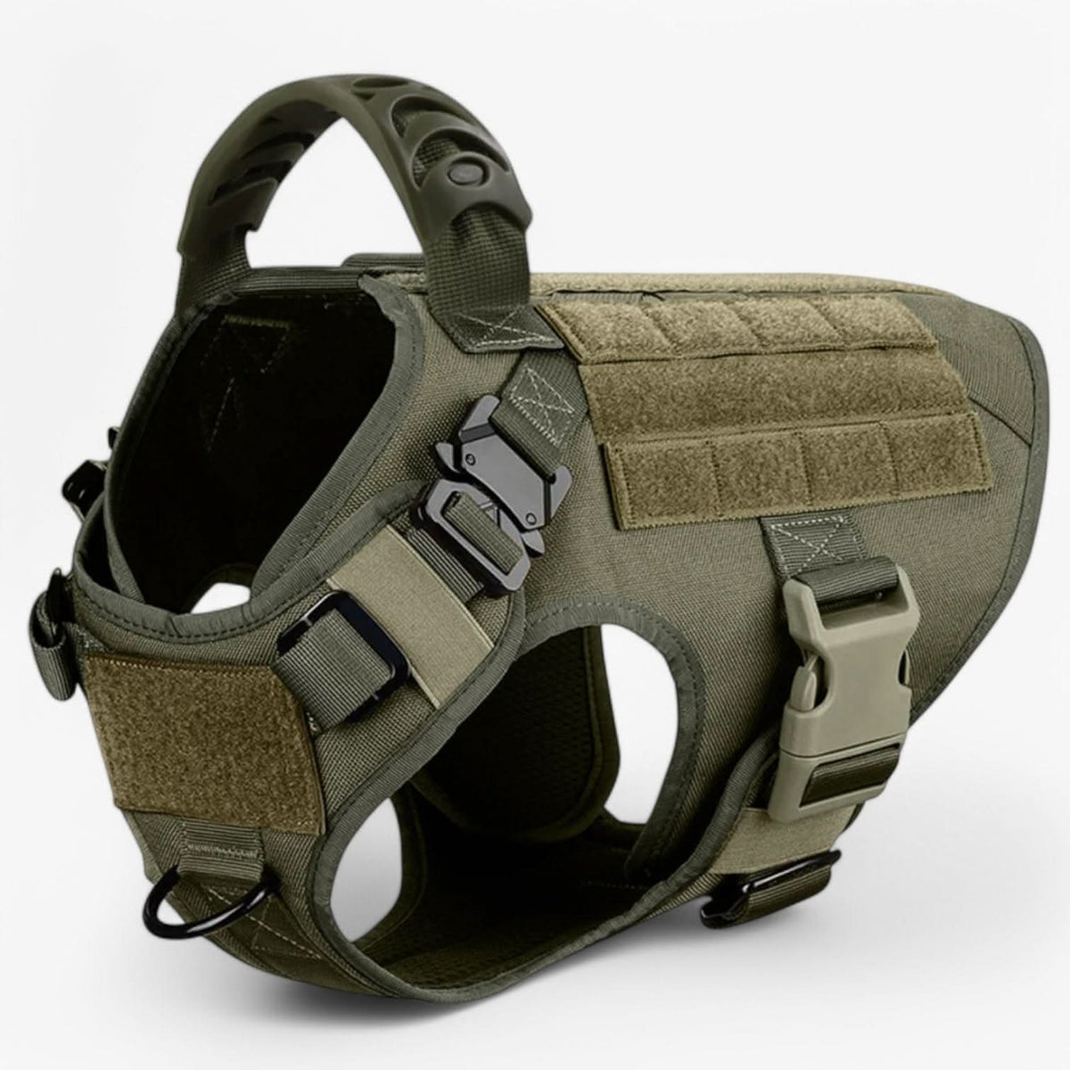 STRONGPAW – Tactical Dog Harness Adjustable Control Handle Pet Vest
