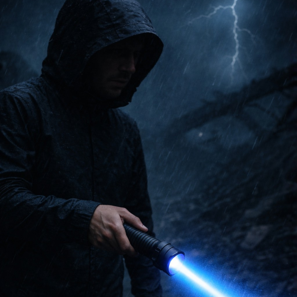 Tactical Torch | High Power Flashlight with Waterproof Design | Reliable Emergency Tool for Outdoor Adventures
